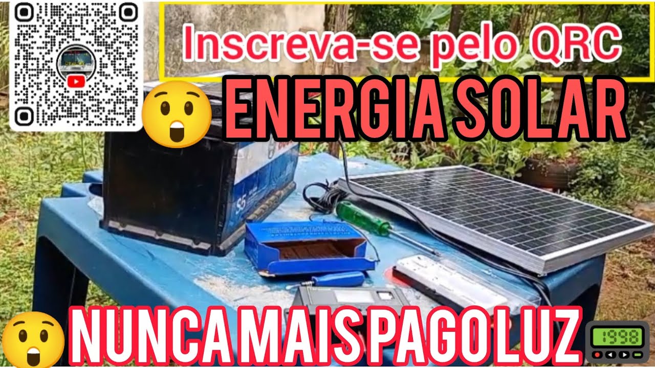 😲LUZ ATRAVÉZ DO SOL ISSO ME SURPREENDEU PLACA SOLAR ENERGIA COM MUITA LUZ NÃO VOU MAIS PAGAR LUZ