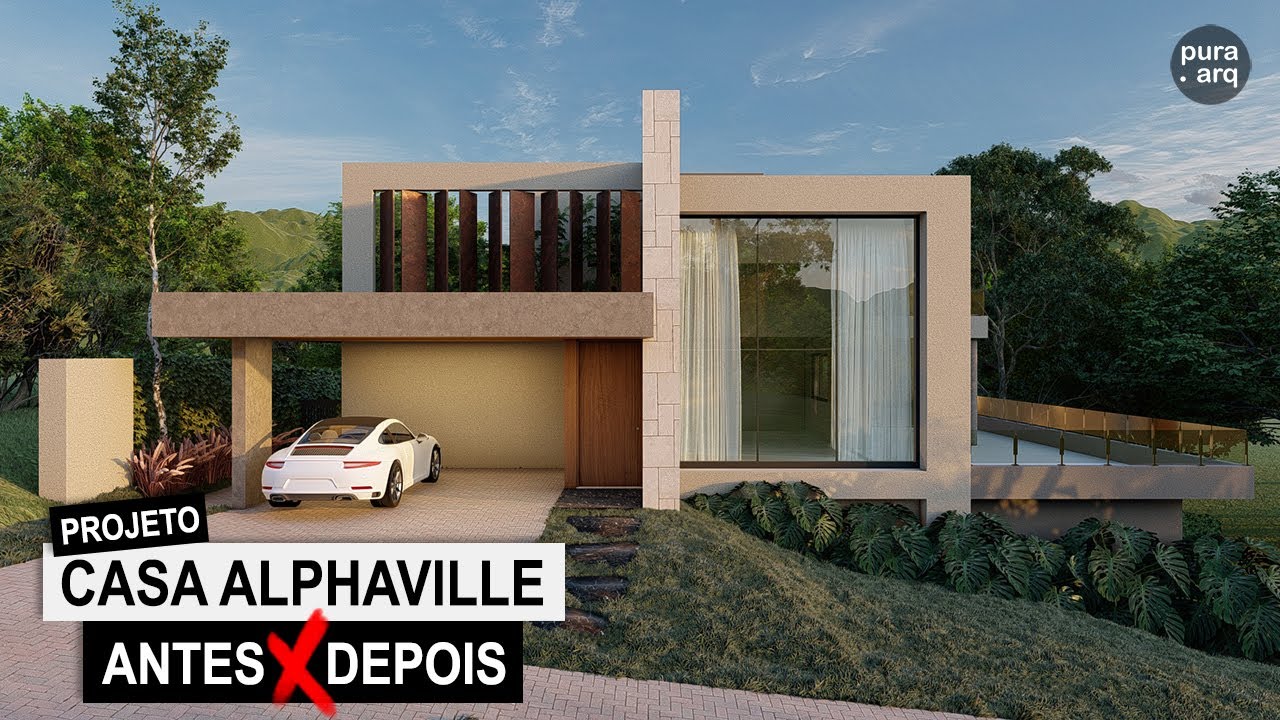 CASA ALPHAVILLE #1 - ALTERAÇÃO DAS FACHADAS