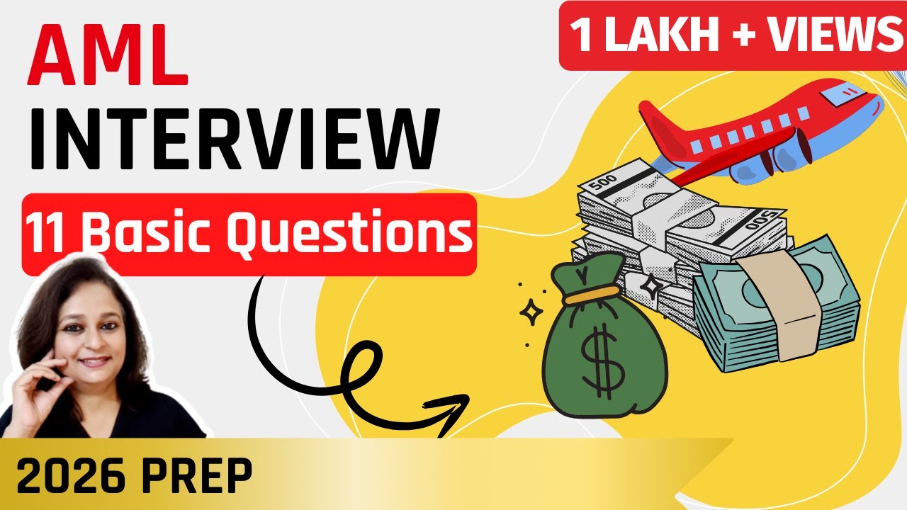 AML Interview Questions and Answers ✅ | Anti-money laundering | Compliance Interview Questions