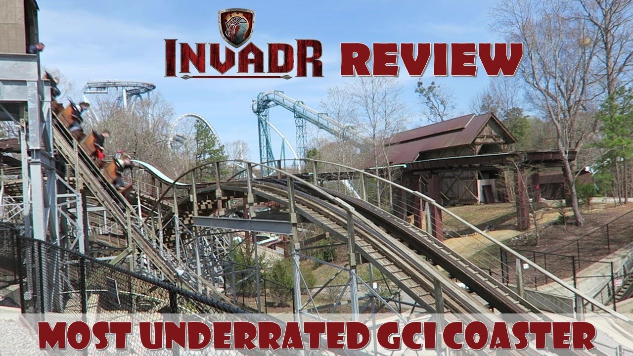 Обзор InvadR, деревянные американские горки Busch Gardens Williamsburg GCI | Самые недооценённые ...