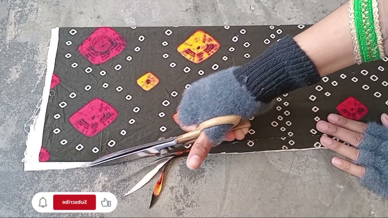 Beautiful cutting of chunri lawn dress #trending video#diy 