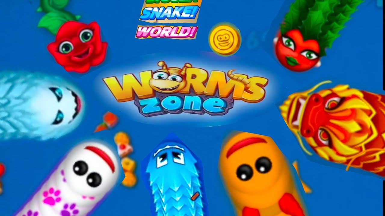 🐍Worms Zone: #33   Wormate.io Best Trolling Big worm Worms Zone.io #wormszone #HAMAJA GAMER
