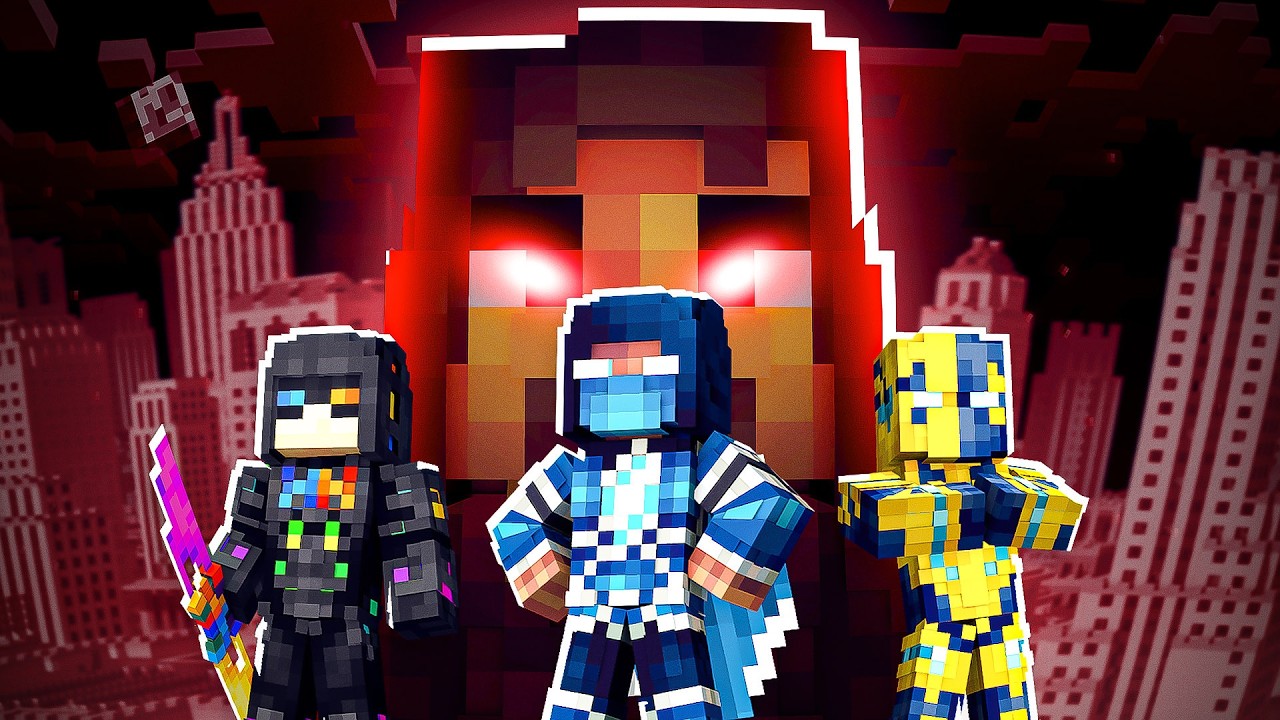 Битва за супергеройский мегаполис Minecraft начинается! — Улучшенный SMP-режим