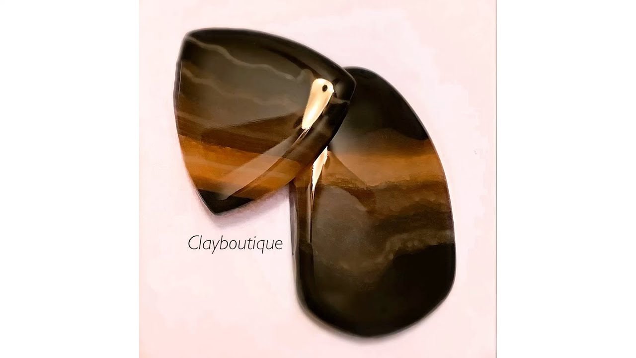 Polymer Clay Faux Banded Jasper