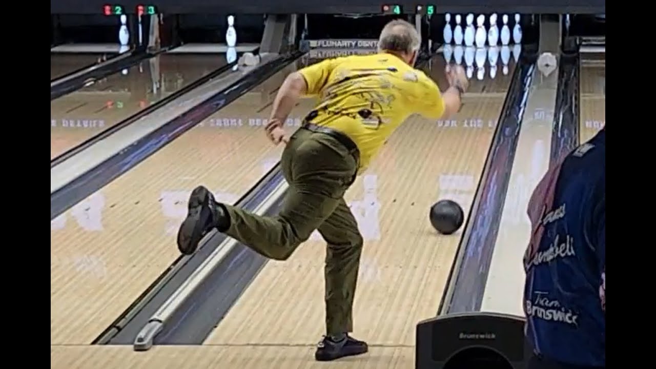 Walter Ray Williams Jr at practice session for the PBA50 at Suburban Lanes in Morgantown WV 7-8-24