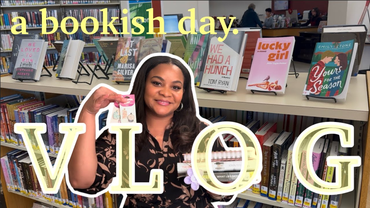 Library Vlog 📚 | Book Shopping, Journals & Charms |