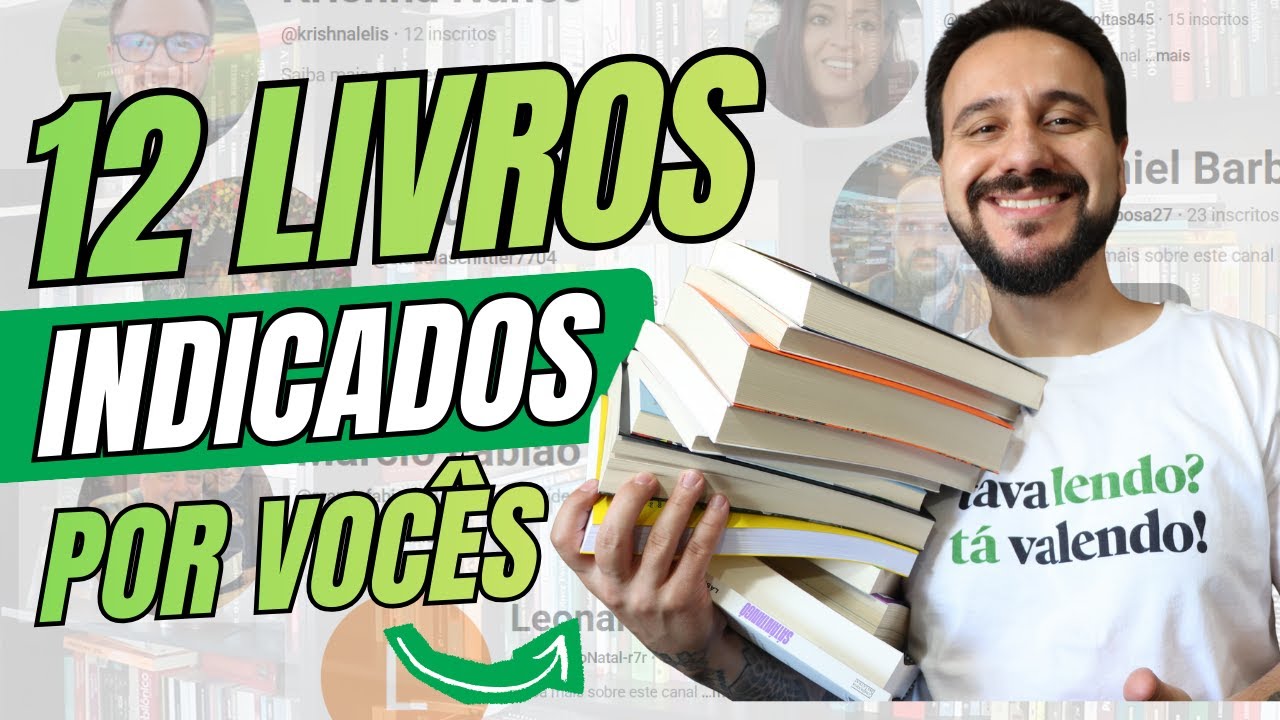 12 livros indicados pelo público do canal