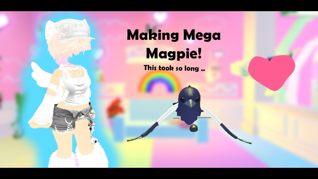 Making Mega Neon Magpie - Adopt me!