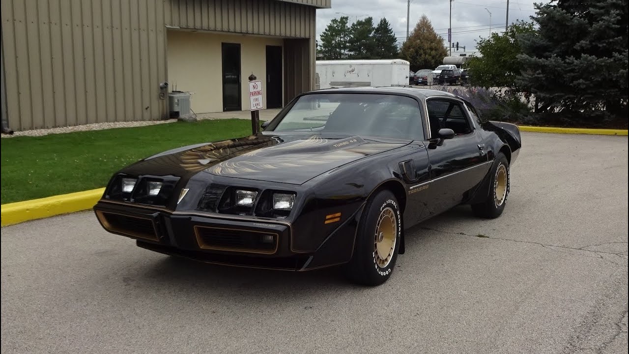 1980 Pontiac Trans Am Special Edition in Black & Engine Sound on My Car Story with Lou Costabile