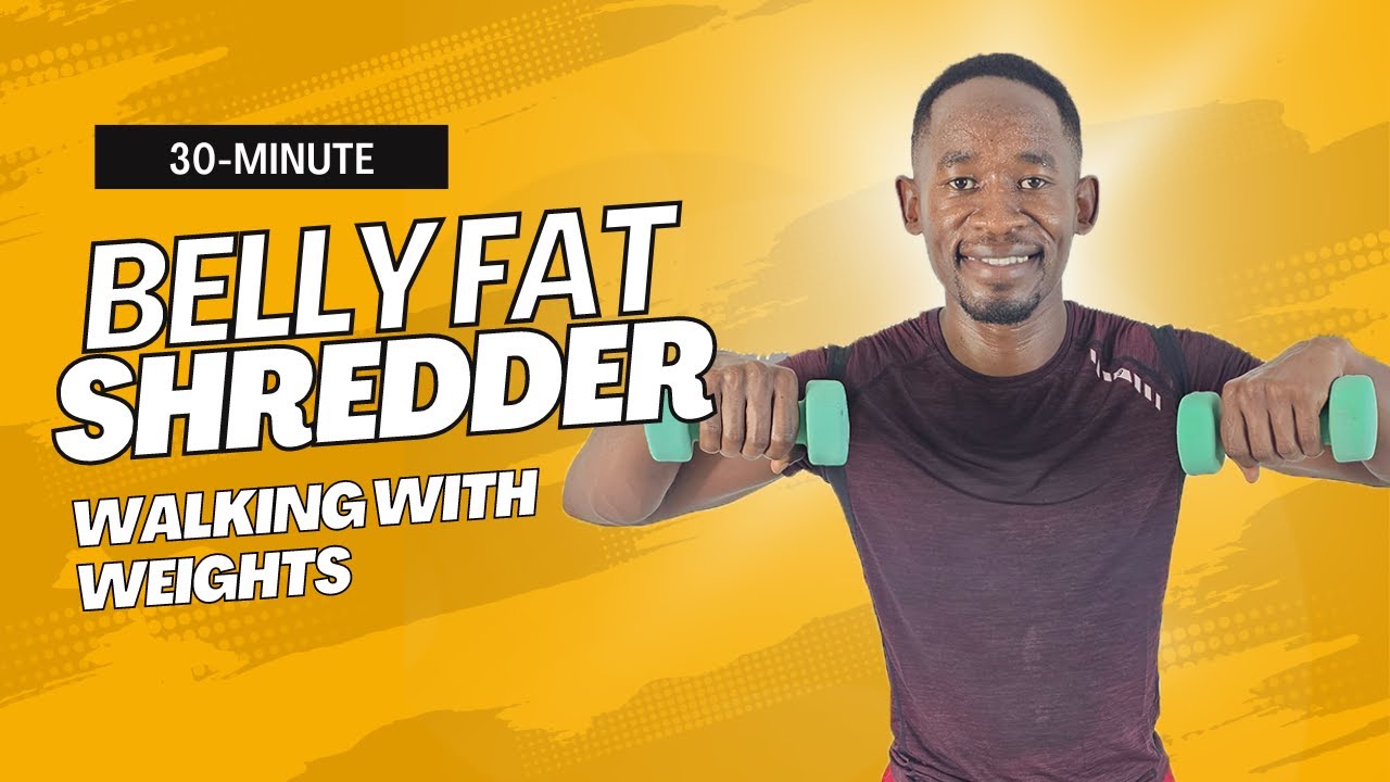 30-Minute Belly Fat Shredder Walking with Weights Workout