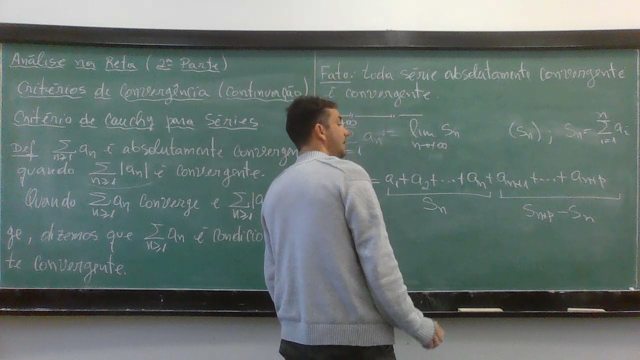 Aula 21-1 - Critério de Cauchy para Séries