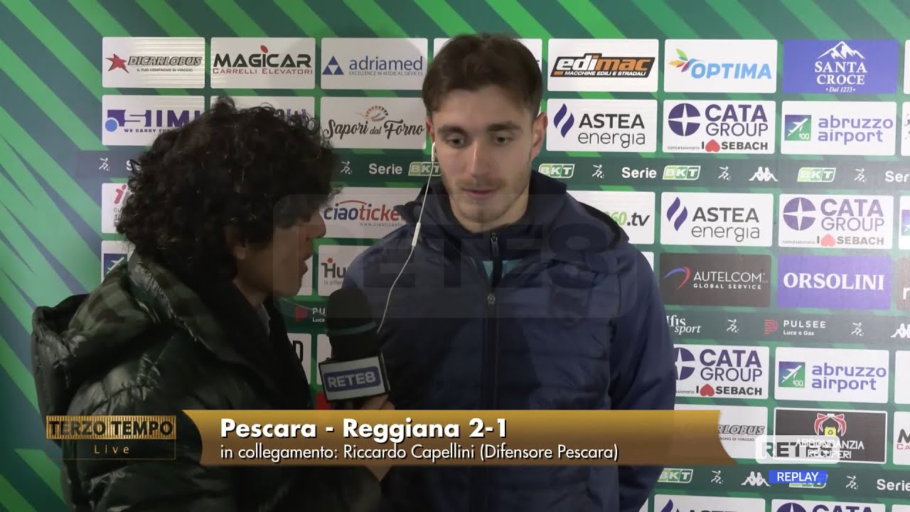 Pescara - Reggiana 2-1 91&deg; Capellini: 
