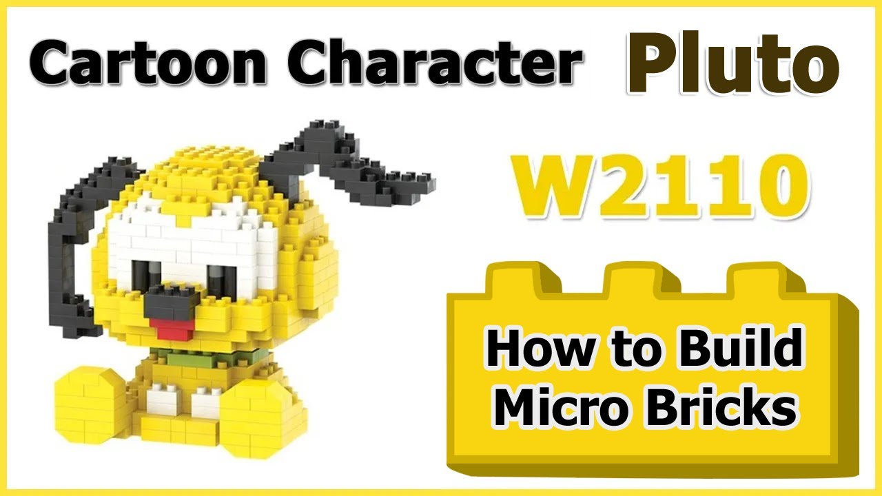 How to Build Mini Bricks Pluto Dog W2110 Review Instructions Specifications