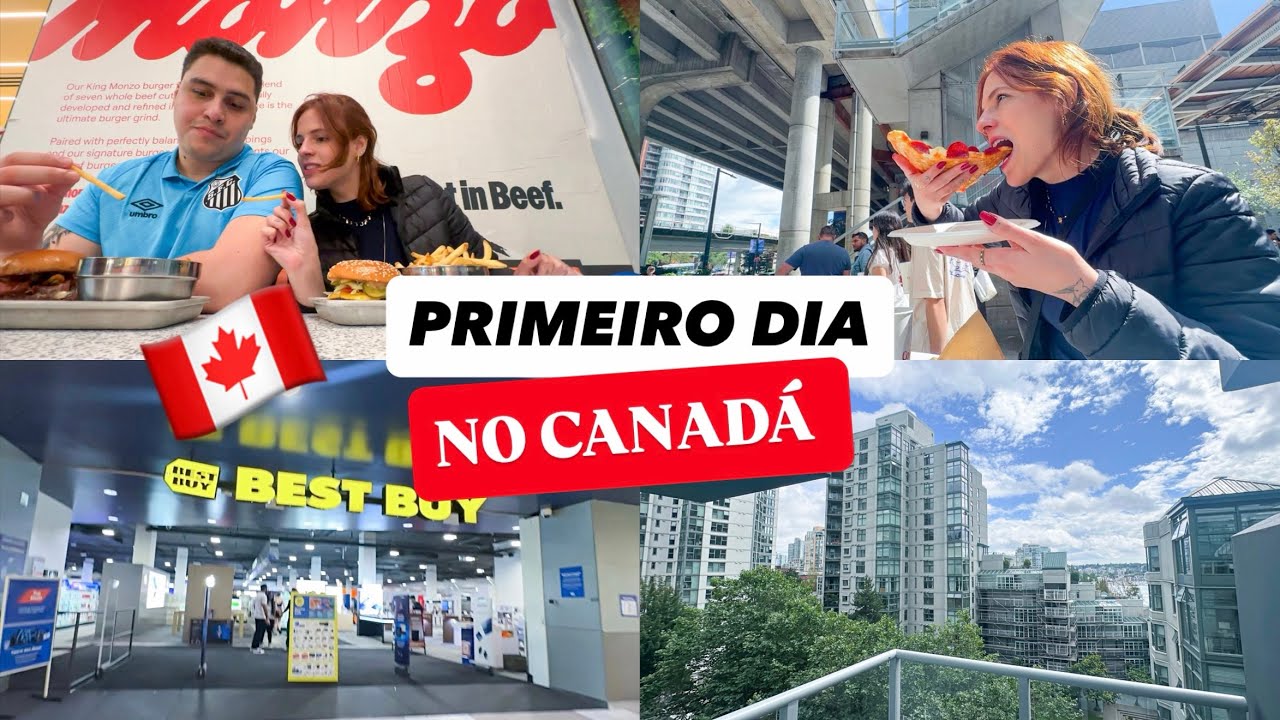 Primeiro dia de CANADA! Visitamos APARTAMENTO , lojas e Supermercado