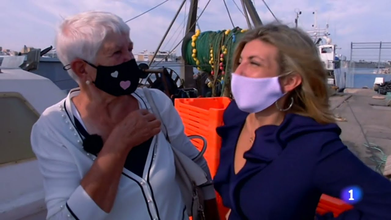 Loles Salvador en Aqu&iacute; la Tierra (TVE)