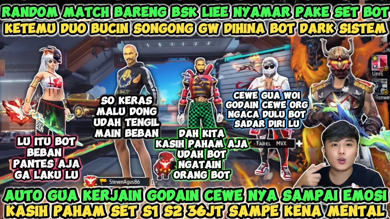 RANDOM MATCH BARENG BSK LIE MALAH KETEMU DUO BUCIN SONGONG AUTO GUA GODAIN CEWENYA SAMPE  EMOSI 🤣