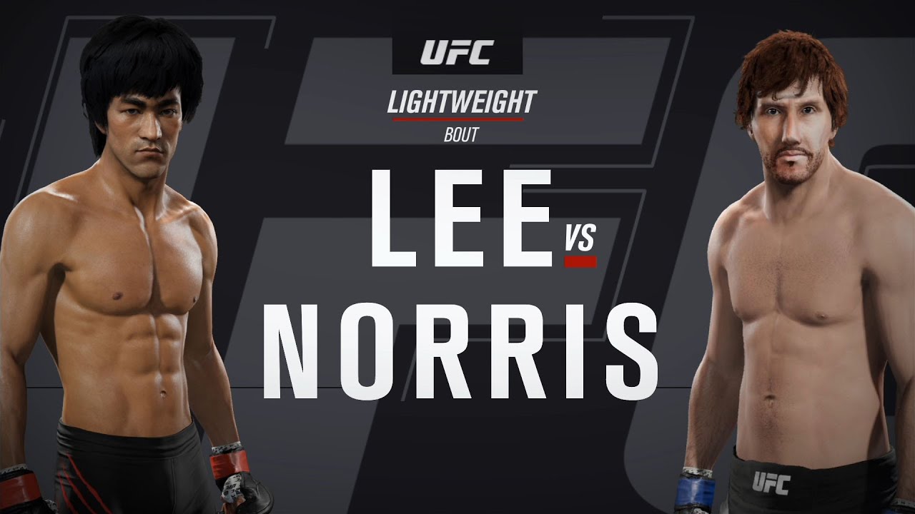 EA Sports UFC 2 - BRUCE LEE vs CHUCK NORRIS | Gameplay (HD) [1080p60FPS]