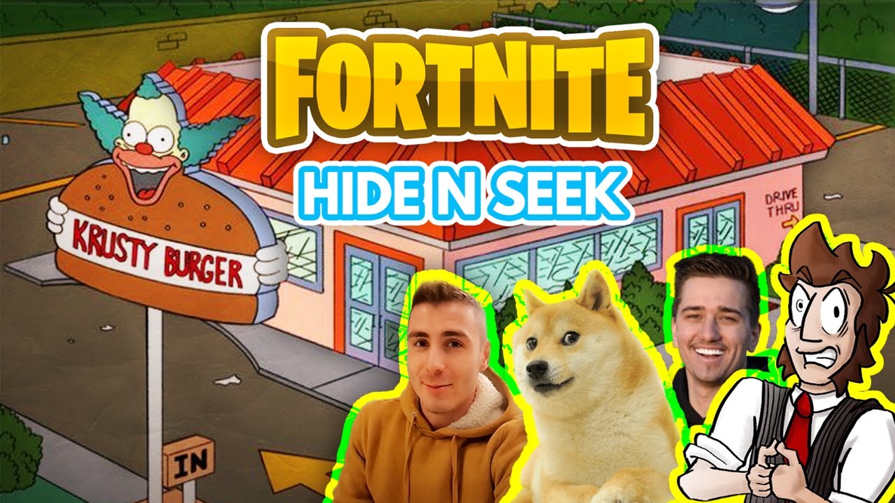 Krusty BURGER 🍔  Hide N Seek! [Fortnite]