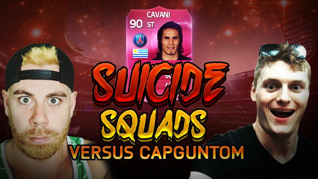 SUICIDE SQUADS vs CAPGUNTOM!!! PINK FUTTIES CAVANI DISCARD! FIFA 15