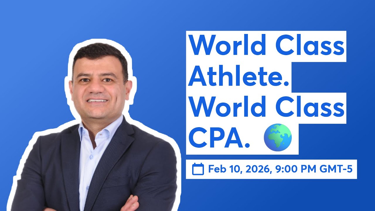 World Class Athlete. World Class CPA. 🌍