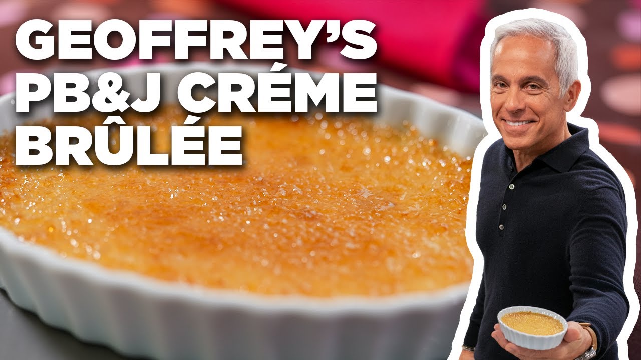 Geoffrey Zakarian's PB&J Crème Brûlée | The Kitchen | Food Network