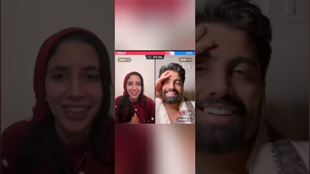 مشهد تمثيلي ل شيماء مع جوزيف بابا نويل Chaimaa Jaber Joseph