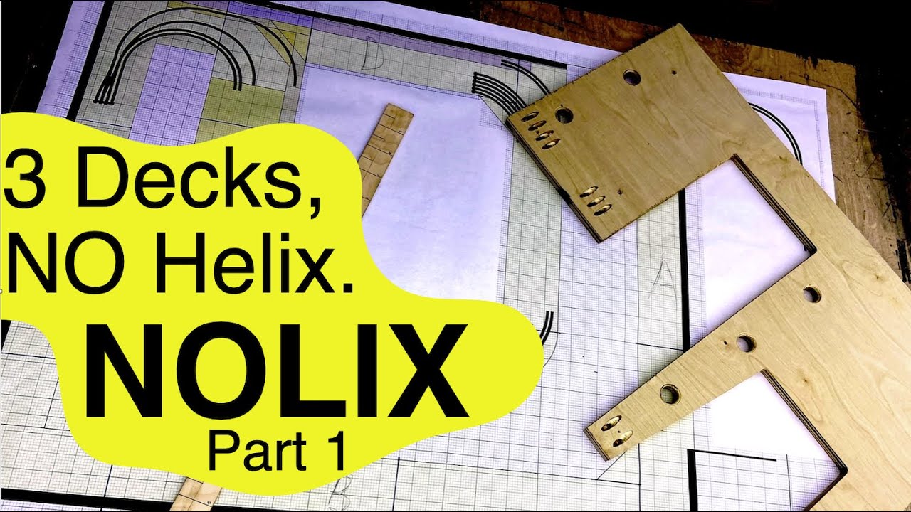 Building a 3 deck NOLIX model railroad. (Part 1) The Plan, the Brackets