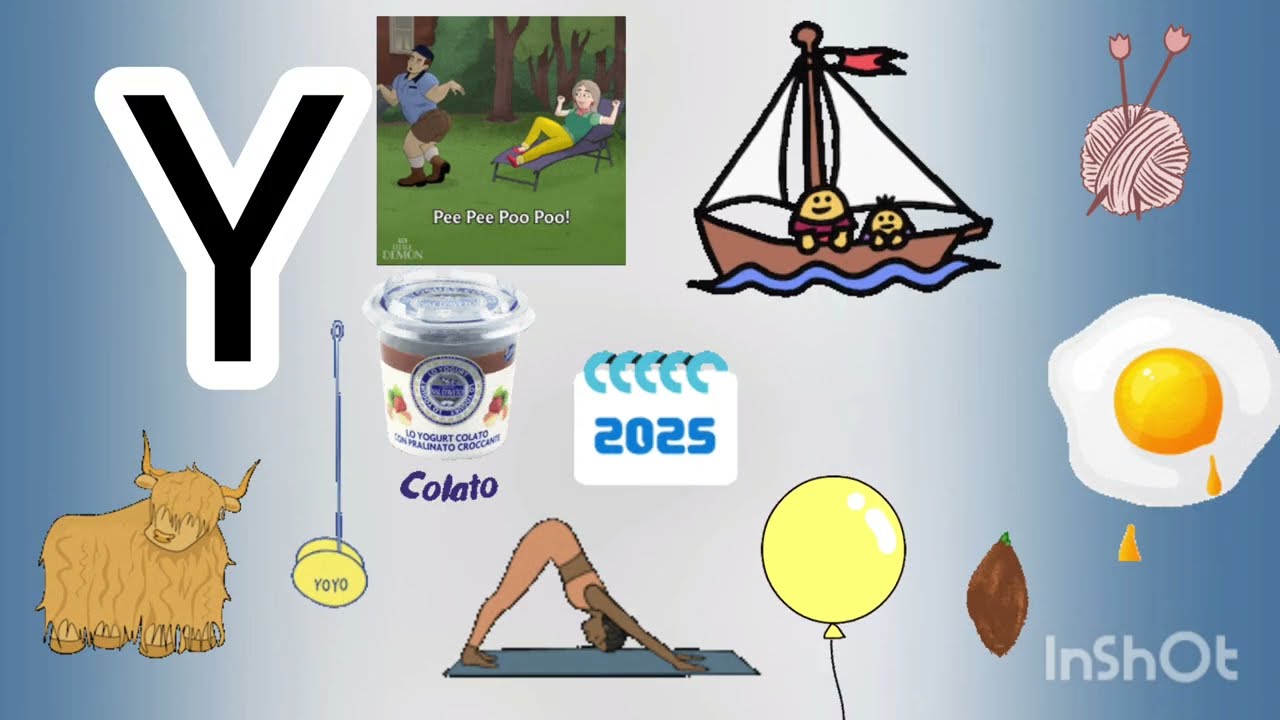 Y - Letter words in English |Words that start with Y, words starting with letter Y |Vocabulary Video