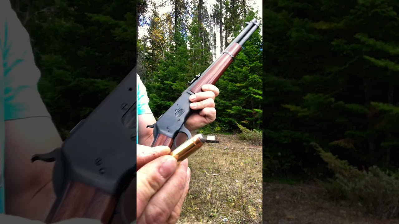 ✅out Winchester model 1892 44 mag caliber quick change from rifle to mares 🦵and flip #youtubeshorts