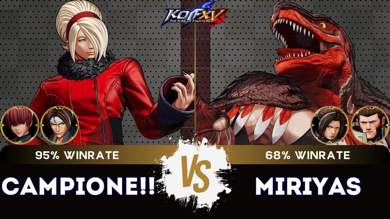 KOF XV🎞️CAMPIONE!! (Kyo/O.Chris/Ash) vs MIRIYAS (Duo Lon/Maxima/Dino) 🎞️Replay Match - 09/25