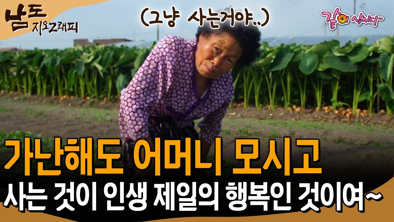 [남도지오그래피] 가난해도 가족은 함께해야 가족이지.. 우리 어머니 모시고 사는게 젤로 낙이여 | KBS 2016.08.01