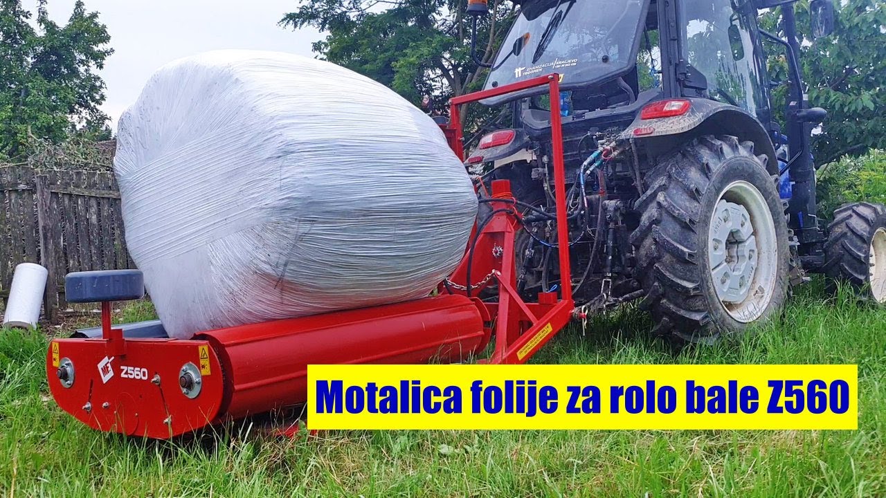 Uspešna senaža, rolo bale zamotane folijom - OMOTAČ BALA Z560