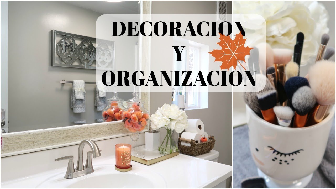 DECORACION Y ORGANIZACION DEL BAÑO