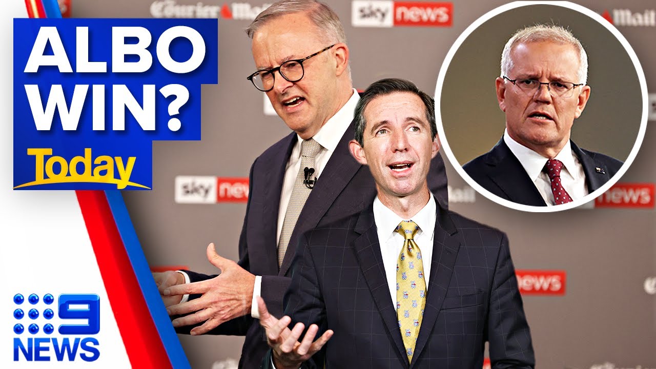 Did Anthony Albanese win the first federal election campaign debate? | 9 News Australia