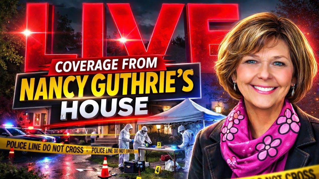 SHOCKING LIVE COVERAGE OF THE SEARCH FOR NANCY GUTHRIE , LIES CRYS AND ALIBIS
