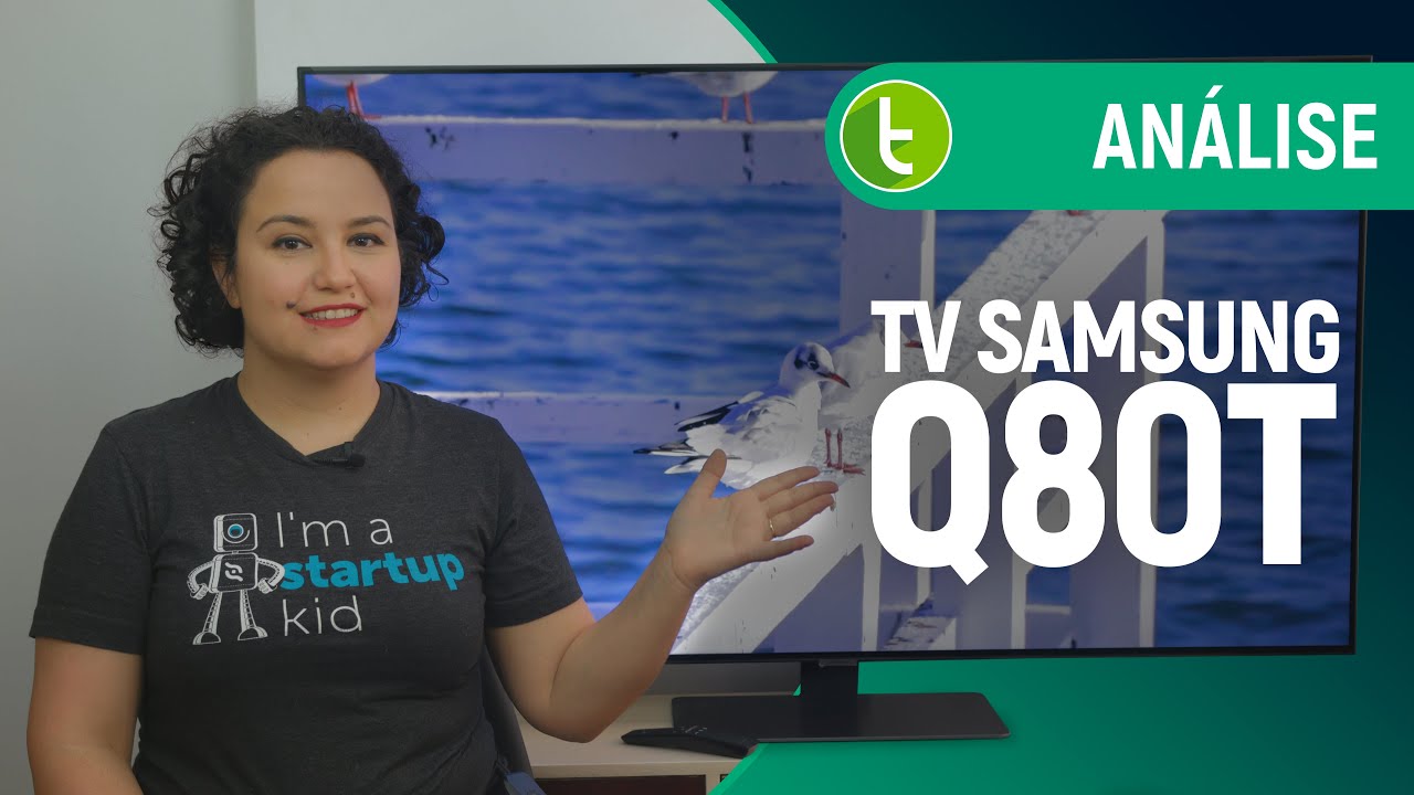 TV SAMSUNG Q80T: equilíbrio para QUEM TEM MEDO DE OLED | Análise / Review