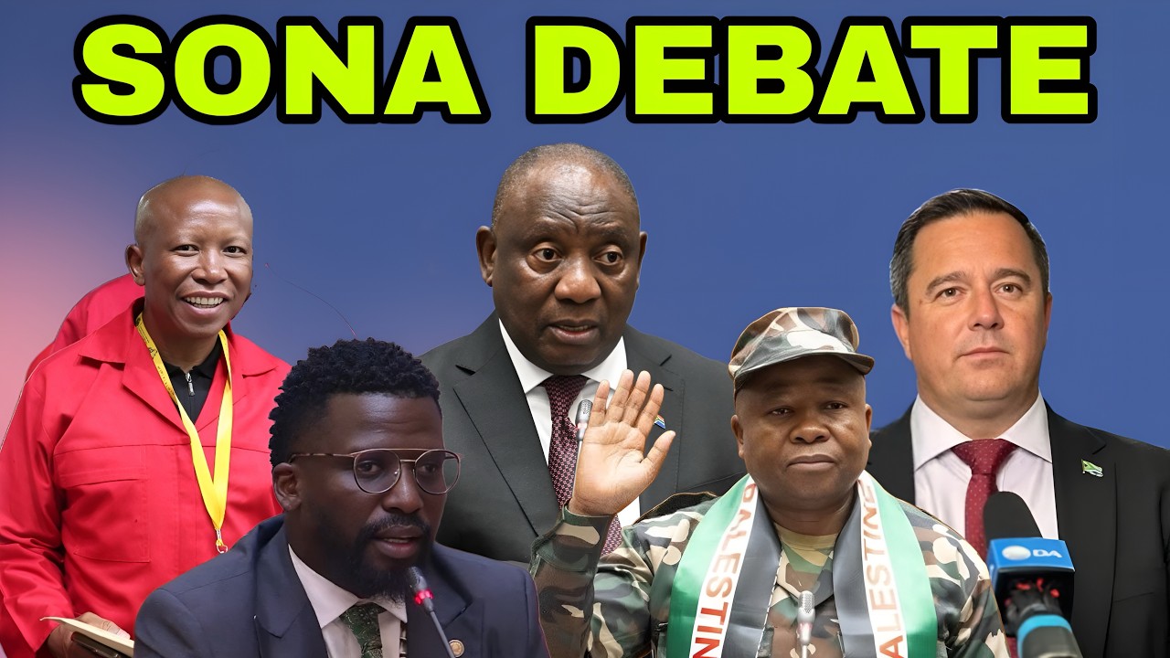 SONA Debate by members of parliament.