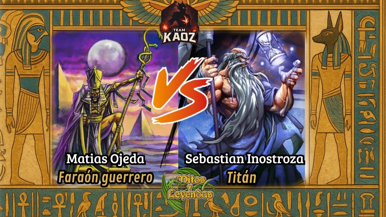 Faraón Guerrero vs Titán - MYL racial edición PRIMER BLOQUE