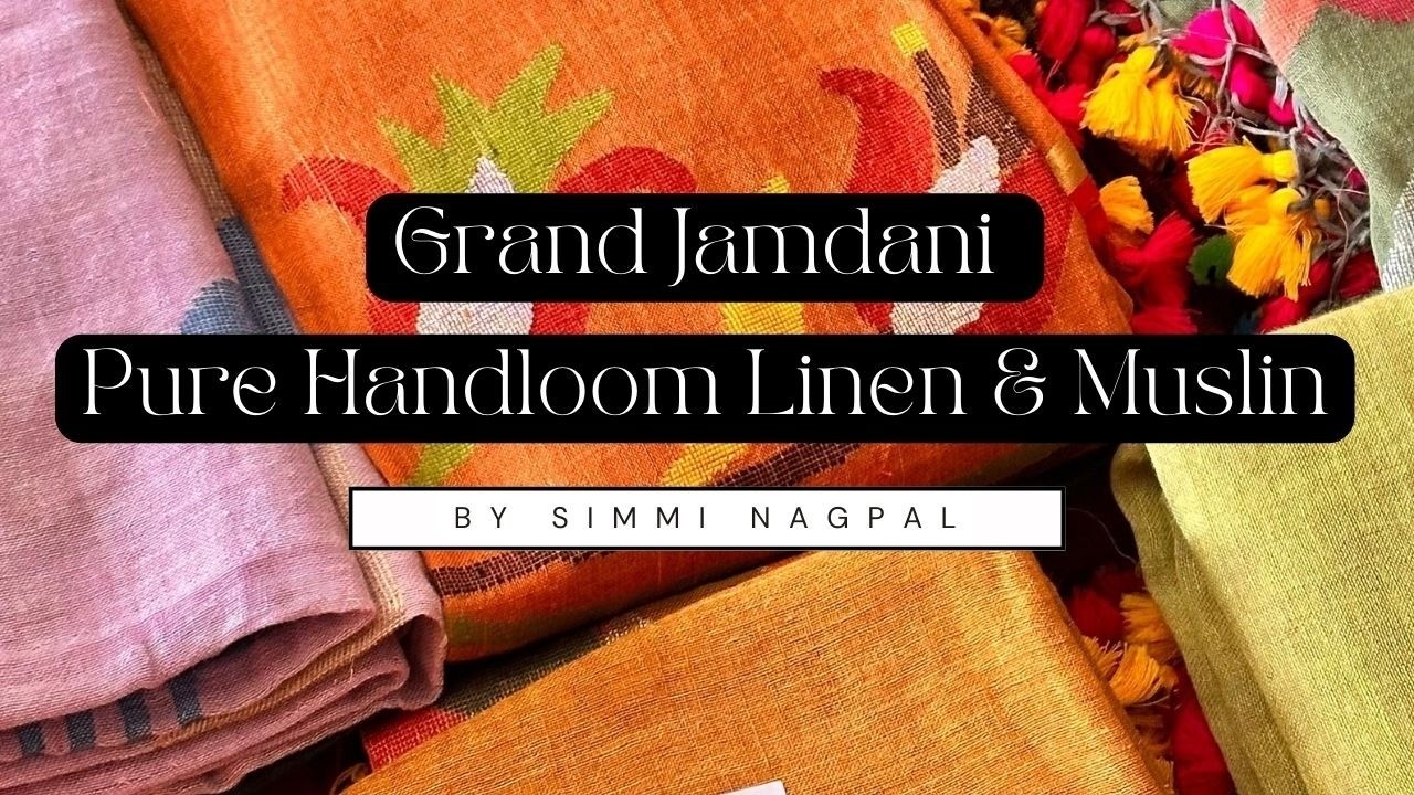 GRAND JAMDANI SHOW | Pure Linen Paithani Suits & Muslin Sarees