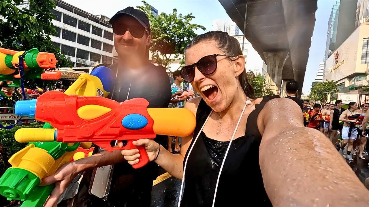 SONGKRAN In Bangkok 🇹🇭 Thailand's CRAZY Festival