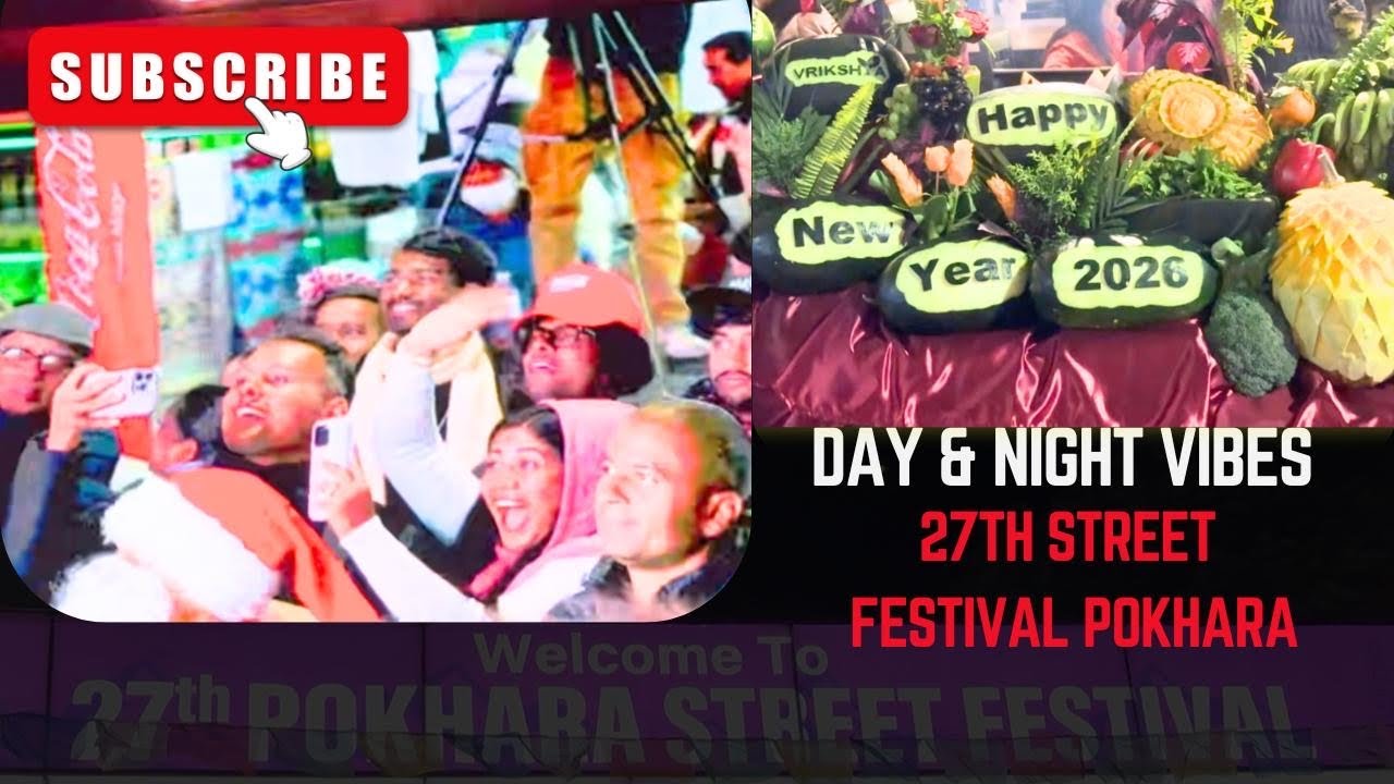 27th Street Festival POKHARA |day & night vibes|lots of fun | vlog #foryou #vlog #funny #vibes 
