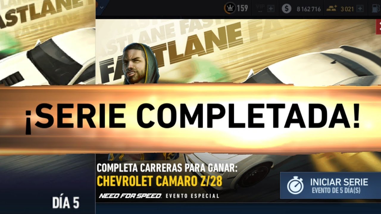 NFS No Limits - Evento de Cámara - CHEVROLET Camaro Z/28 - Día #5 - Triunfo