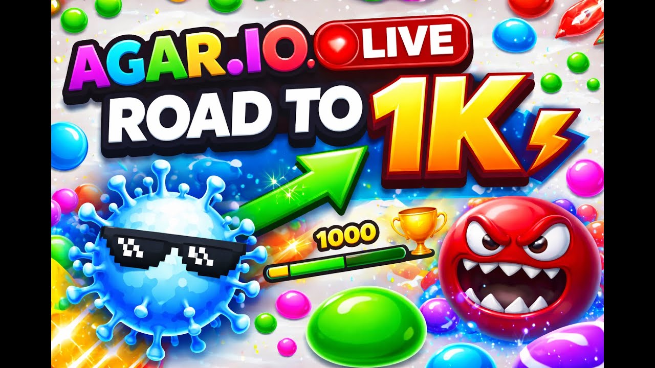 AGAR.IO 🔴 LIVE | ROAD TO 1K SUBS 🔥