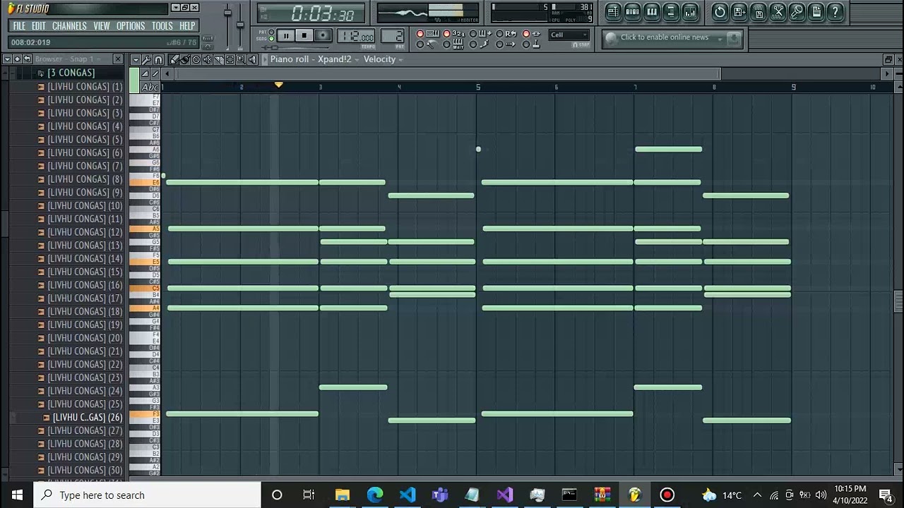 22.how to make amapiano on fl studio like Kelvin Momo fl studio -Live Piano Keys😭