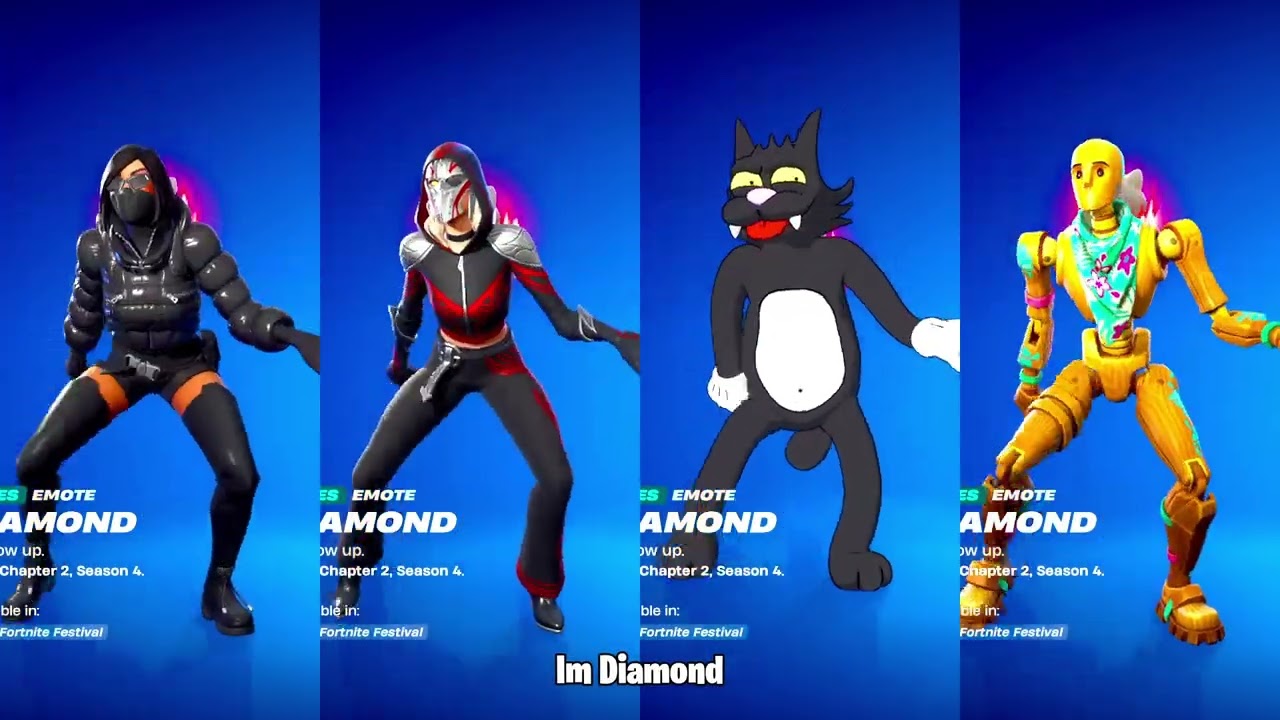 Fortnite Icon Series Emotes & Dances (All Chapters)