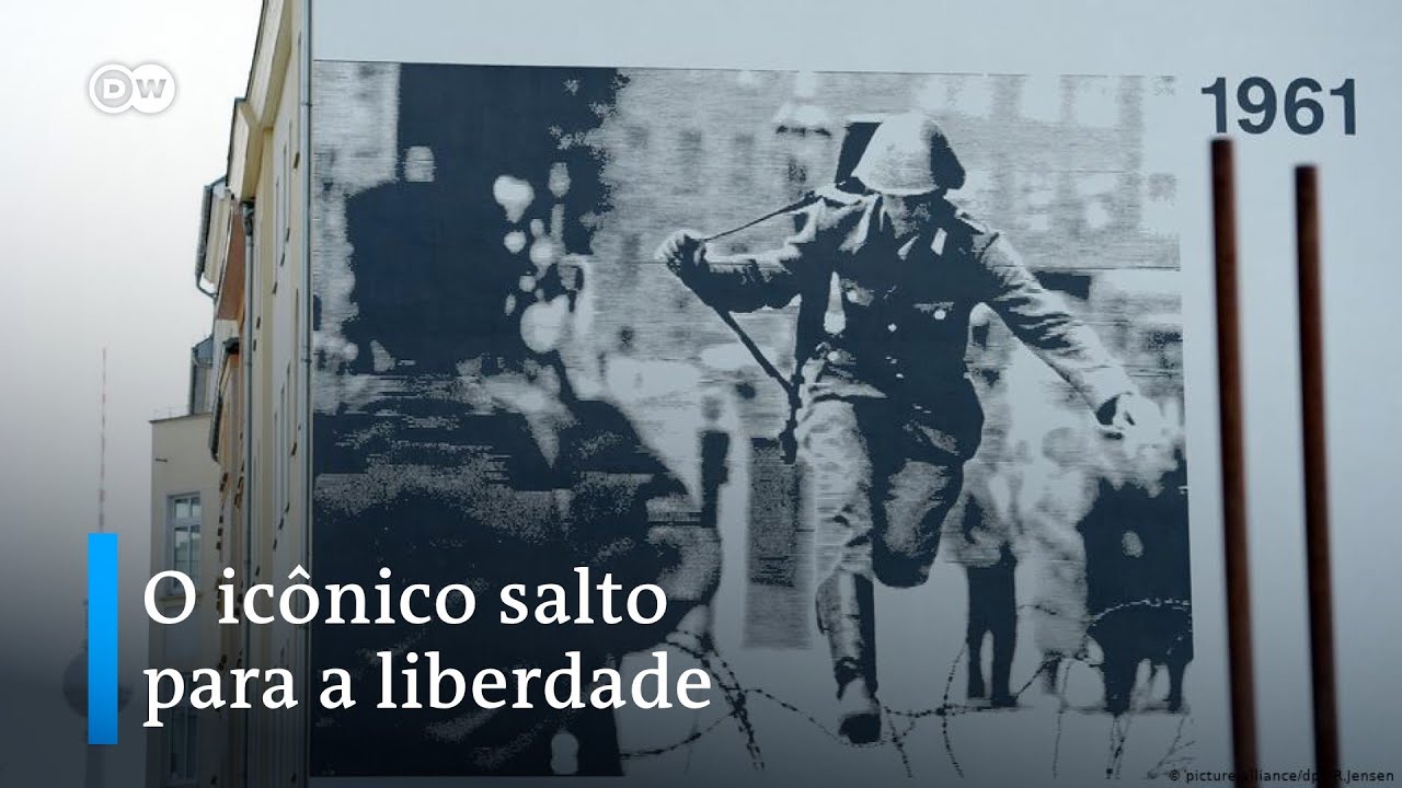 O ic&ocirc;nico salto do policial que fugiu da Alemanha Oriental