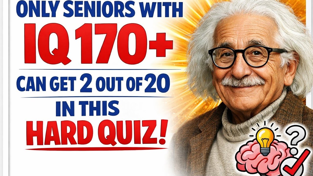 ONLY SENIORS With IQ 170+ CAN GET 2 OUT OF 20 IN THIS HARD QUIZ! | Grammar expert pro 