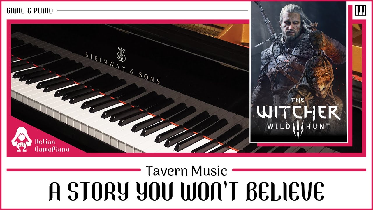 Gwent/Tavern Music: A Story You Won't Believe - The Witcher 3: Wild Hunt [Piano Cover + Sheet Music]