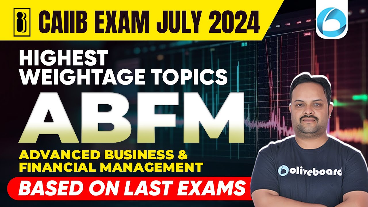 CAIIB ABFM | Highest Weightage | TOPICS | Based on Last Exams