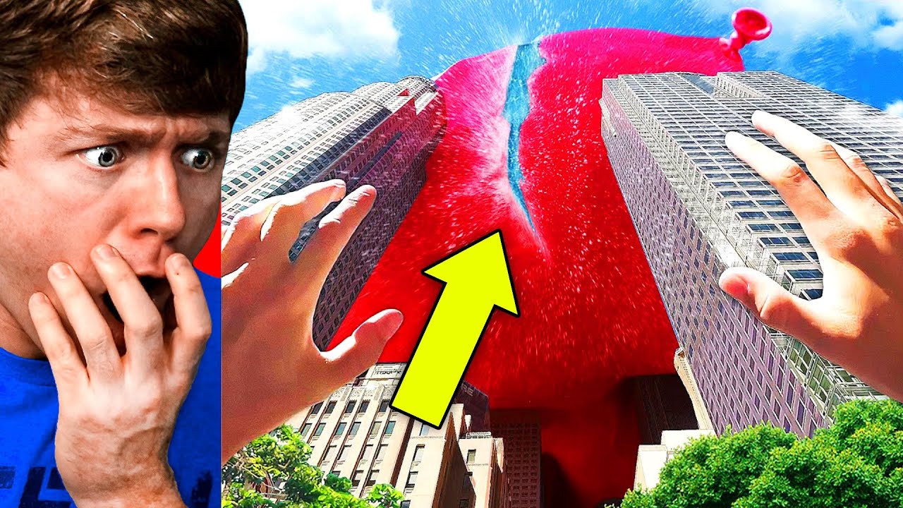 GIANT WATER BALLOON DESTROYS A CITY!? (Reaction)